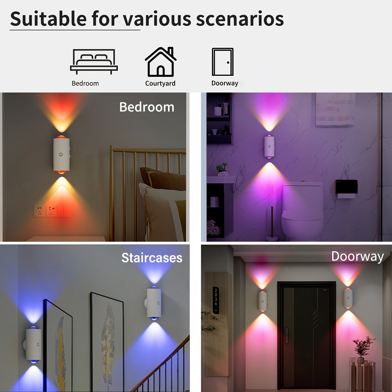 Smart RGB Infrarot Wall LED