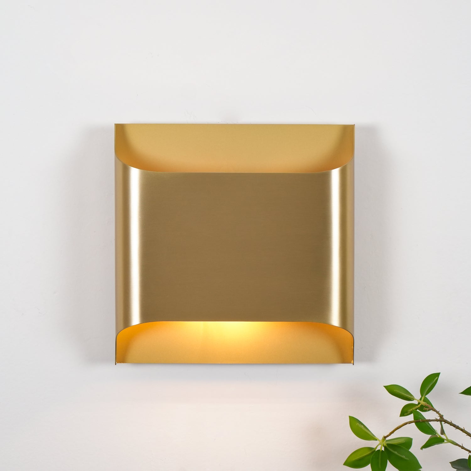 Leclerc Form Messinglampe