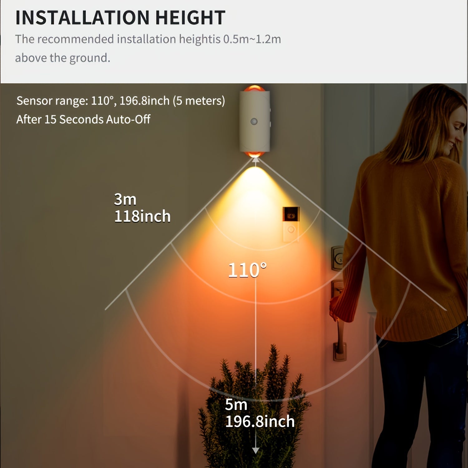 Smart RGB Infrarot Wall LED