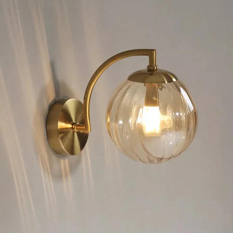 Farbige Wassermelonglaswandlampe
