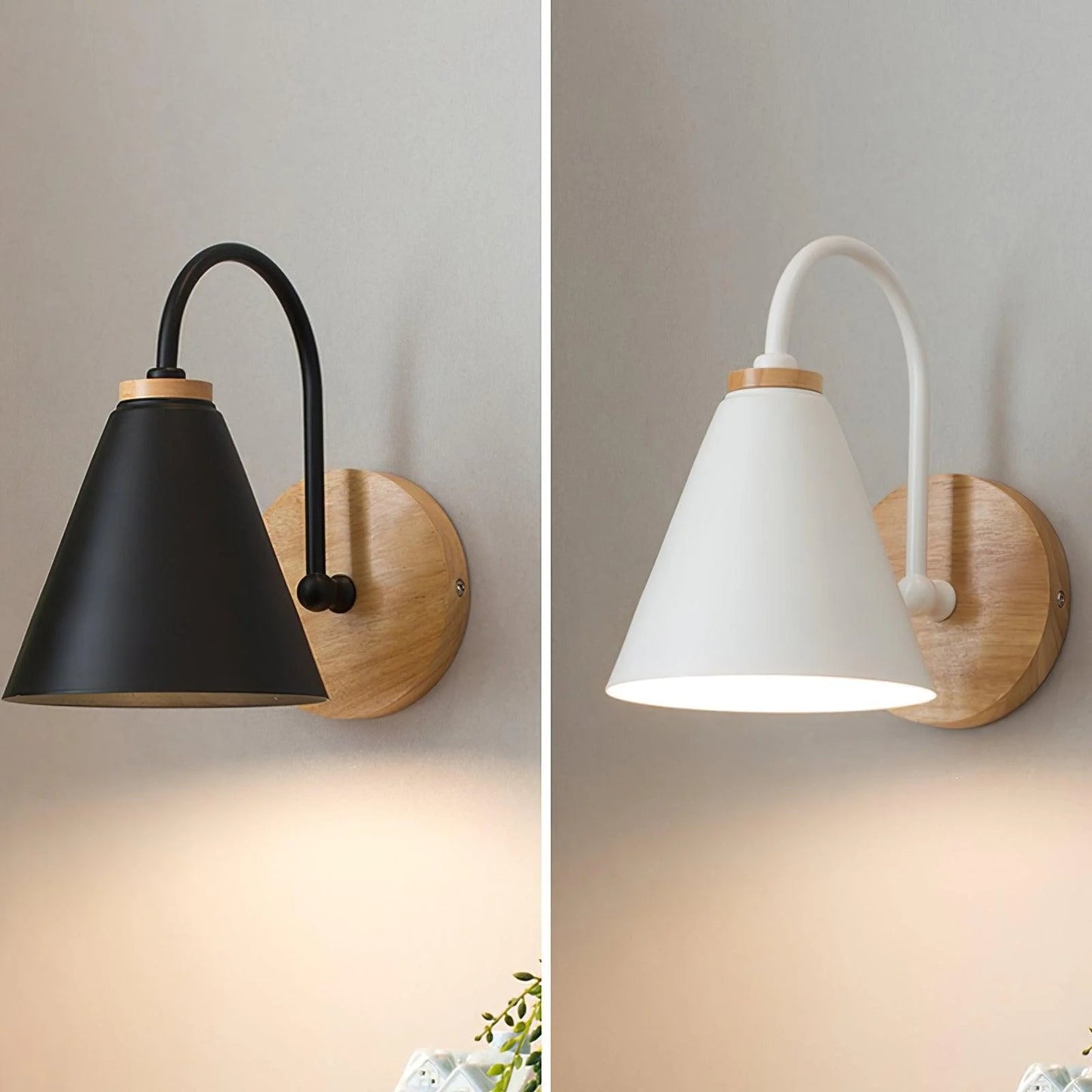 Wandlampe im skandinavischen Stil