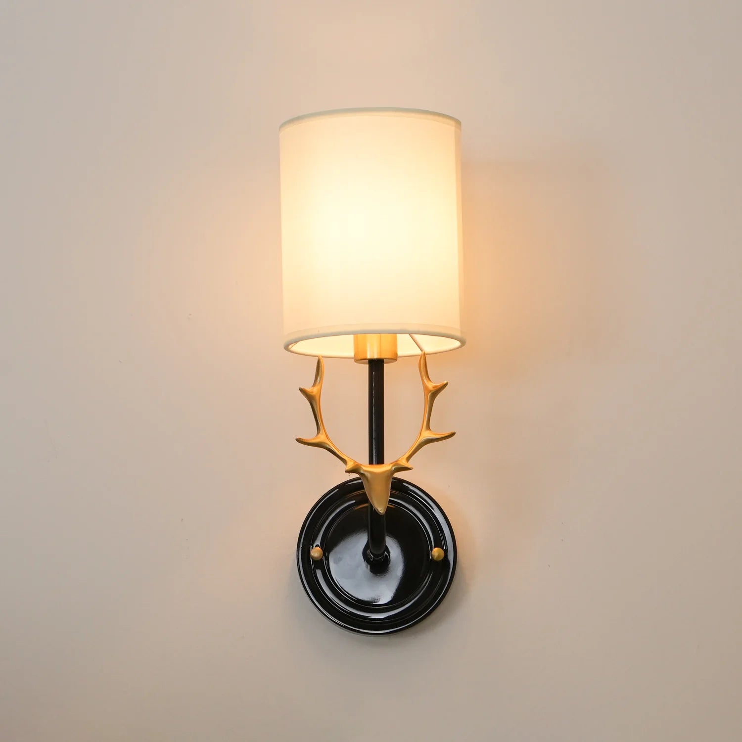 Geweihwandlampe