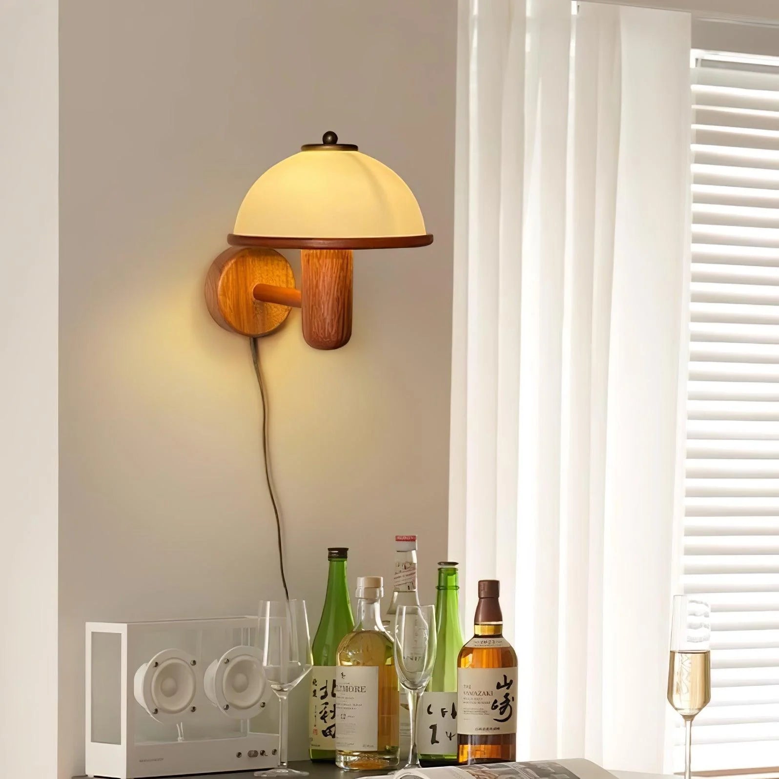 Waldkappenwandlampe