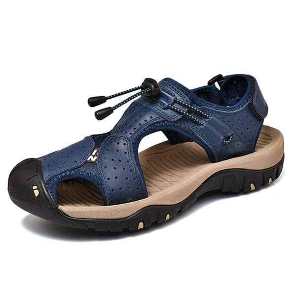 Outdoor Herren-Sandalen mit Zehenschutz und rutschfester Sohle