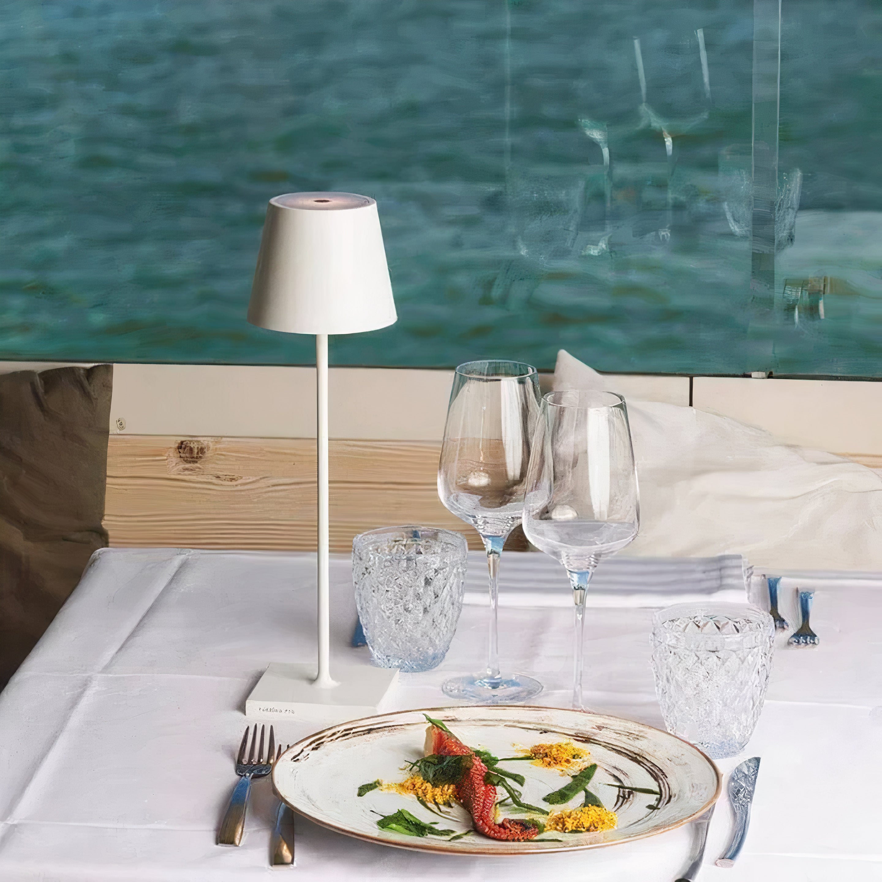 Elegante wasserdichte Tischlampe