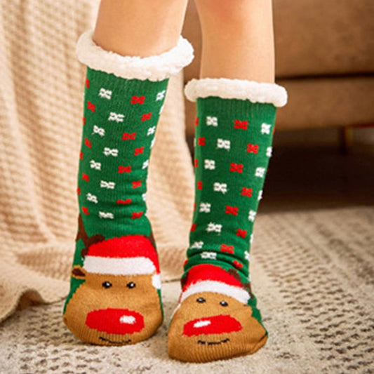 Süße Tier-Ultra-Dicke Hausschuh-Socken