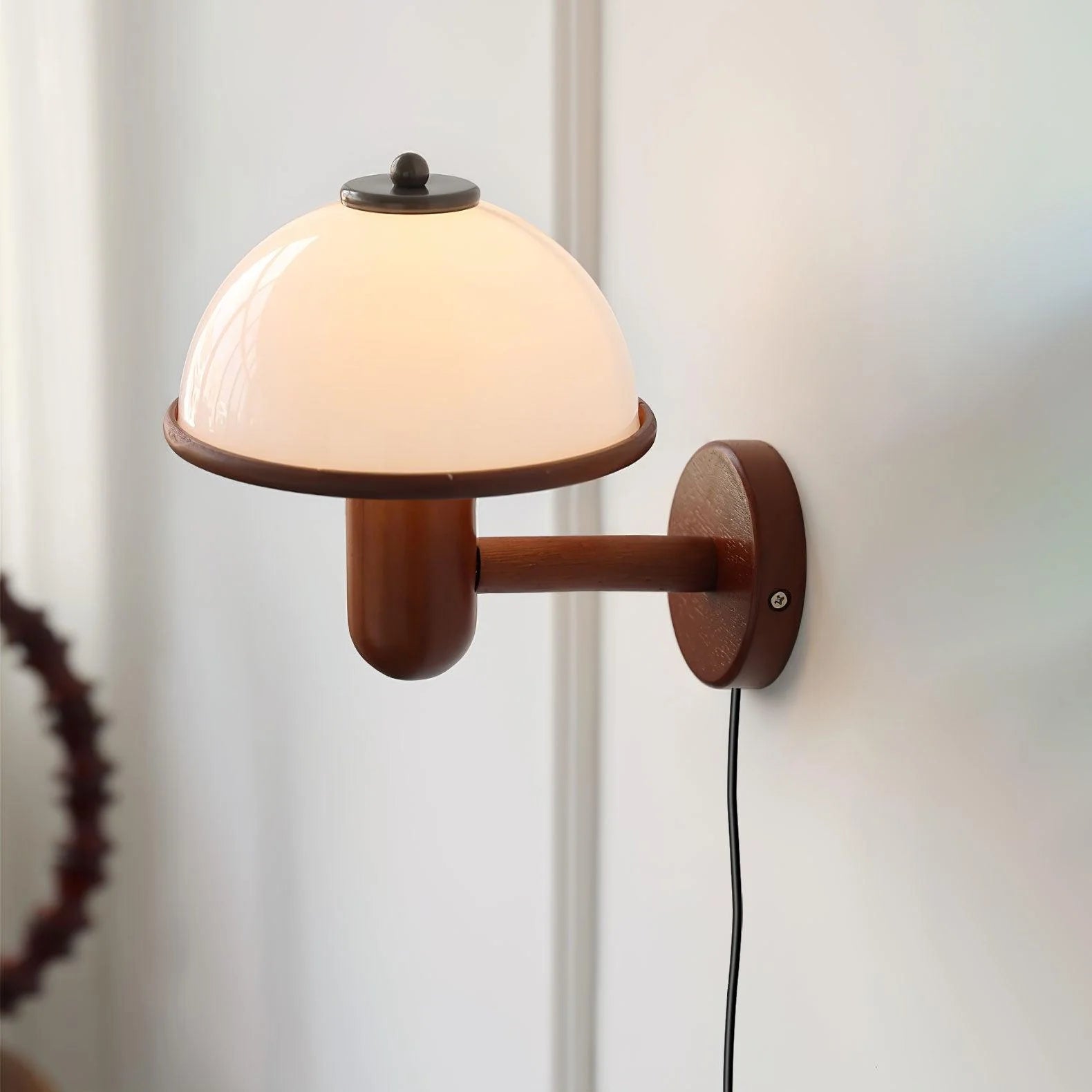 Waldkappenwandlampe