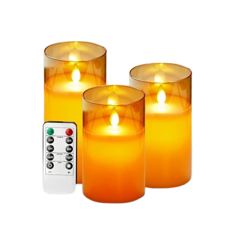 Modernes Kerzenset - LED Kerze mit Fernbedienung