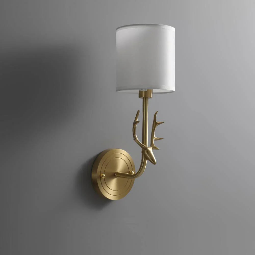 Geweihwandlampe