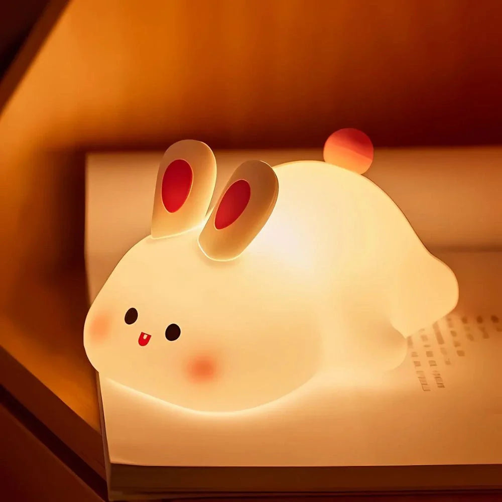 Nachtlicht Kinder Silikon – Dimmbare LED & Einschlaffunktion