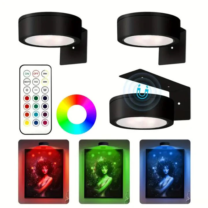 Modernes magnetisches LED -Bild Wandleuchte