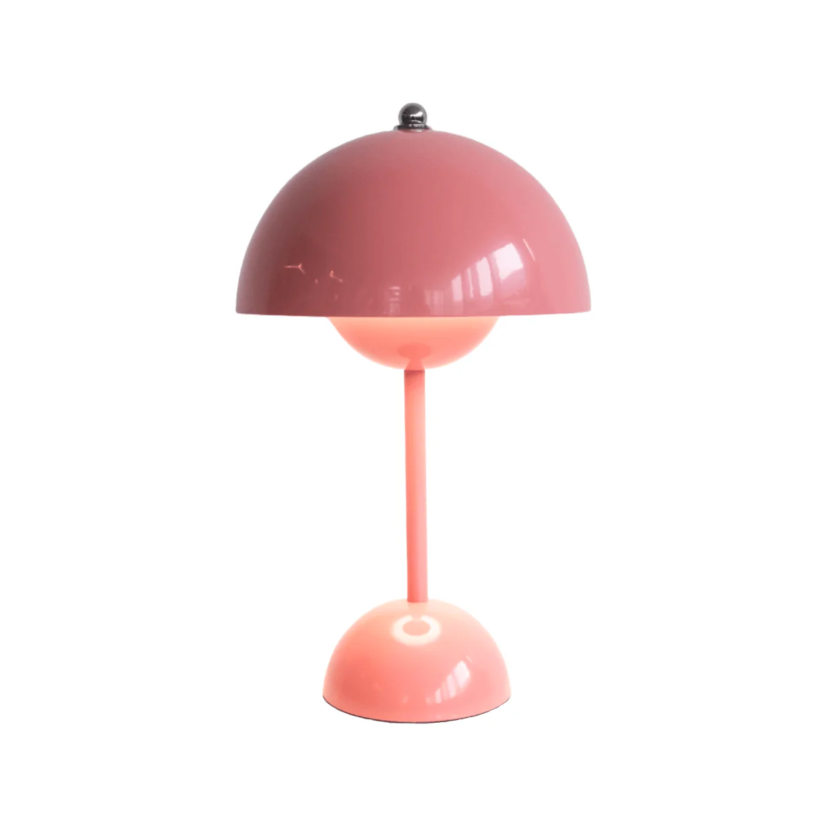 Kabellose LED-Tischlampe aus Metall im modernen Design
