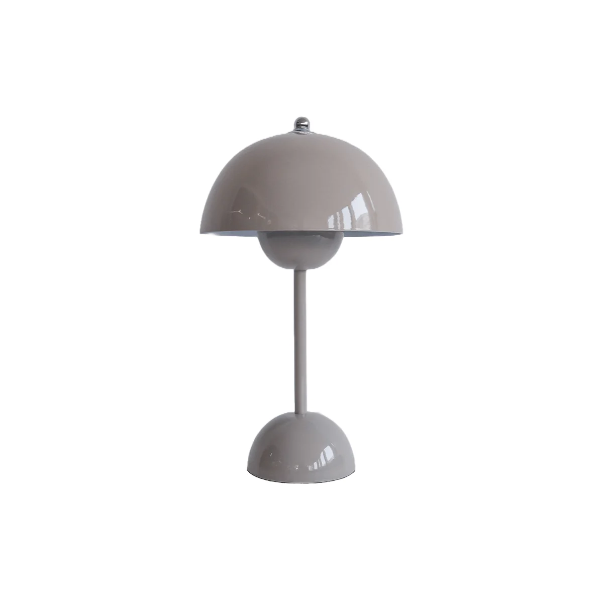 Kabellose LED-Tischlampe aus Metall im modernen Design