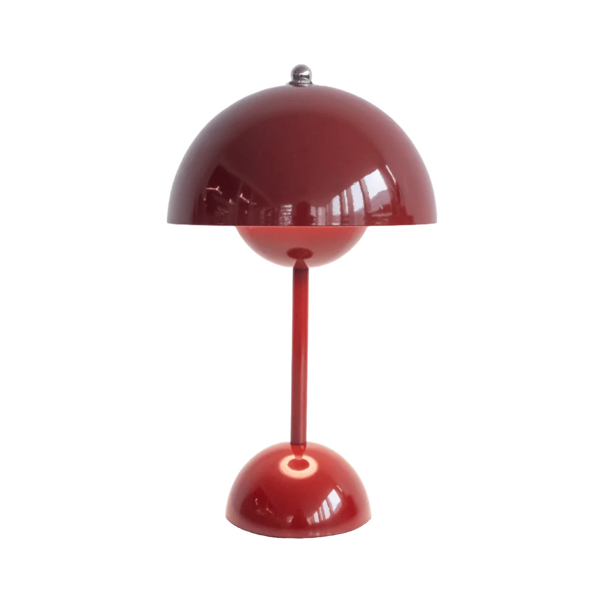 Kabellose LED-Tischlampe aus Metall im modernen Design