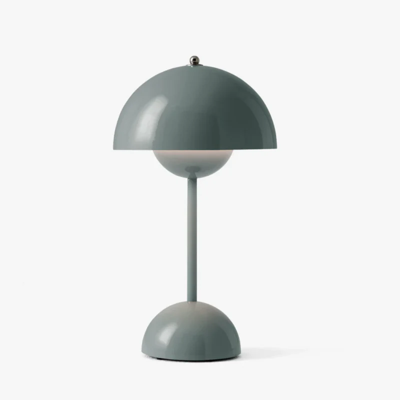Kabellose LED-Tischlampe aus Metall im modernen Design