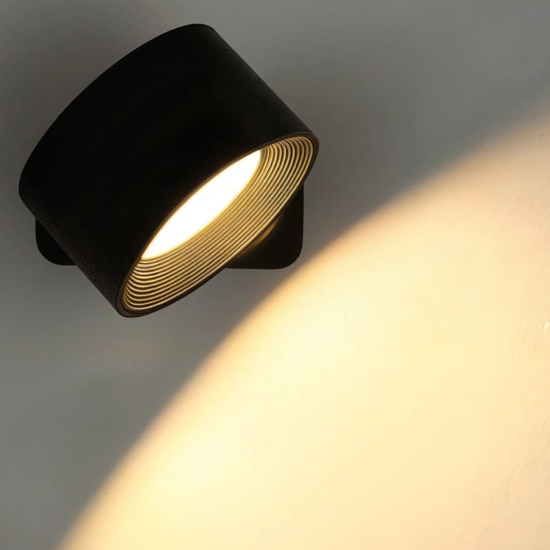 Kabellose Dimmbarer LED-Wandleuchte mit 360° Drehfunktion