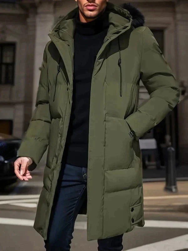 Herren Parka Winterjacke wasserdicht gefüttert