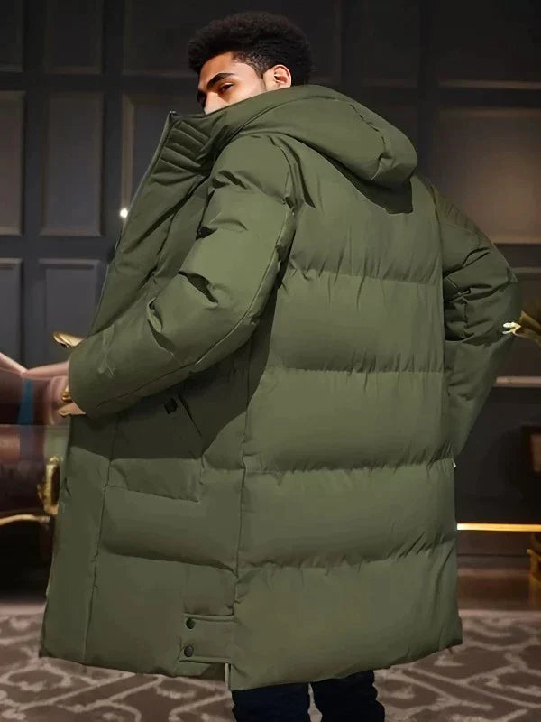 Herren Parka Winterjacke wasserdicht gefüttert