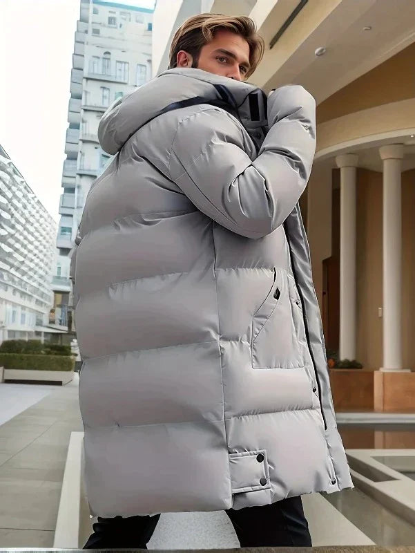Herren Parka Winterjacke wasserdicht gefüttert