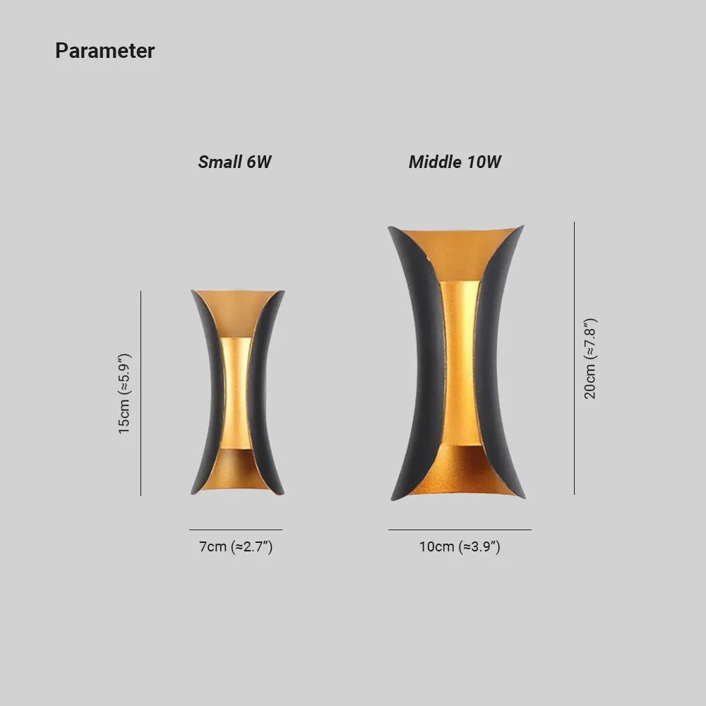 Orr Curved Outdoor LED Light – Wetterfeste Wandleuchte mit IP65 Schutz