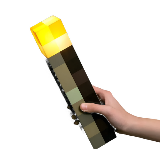 PixelFlame Retro Garten Fackel LED Lampe im Spiele Design