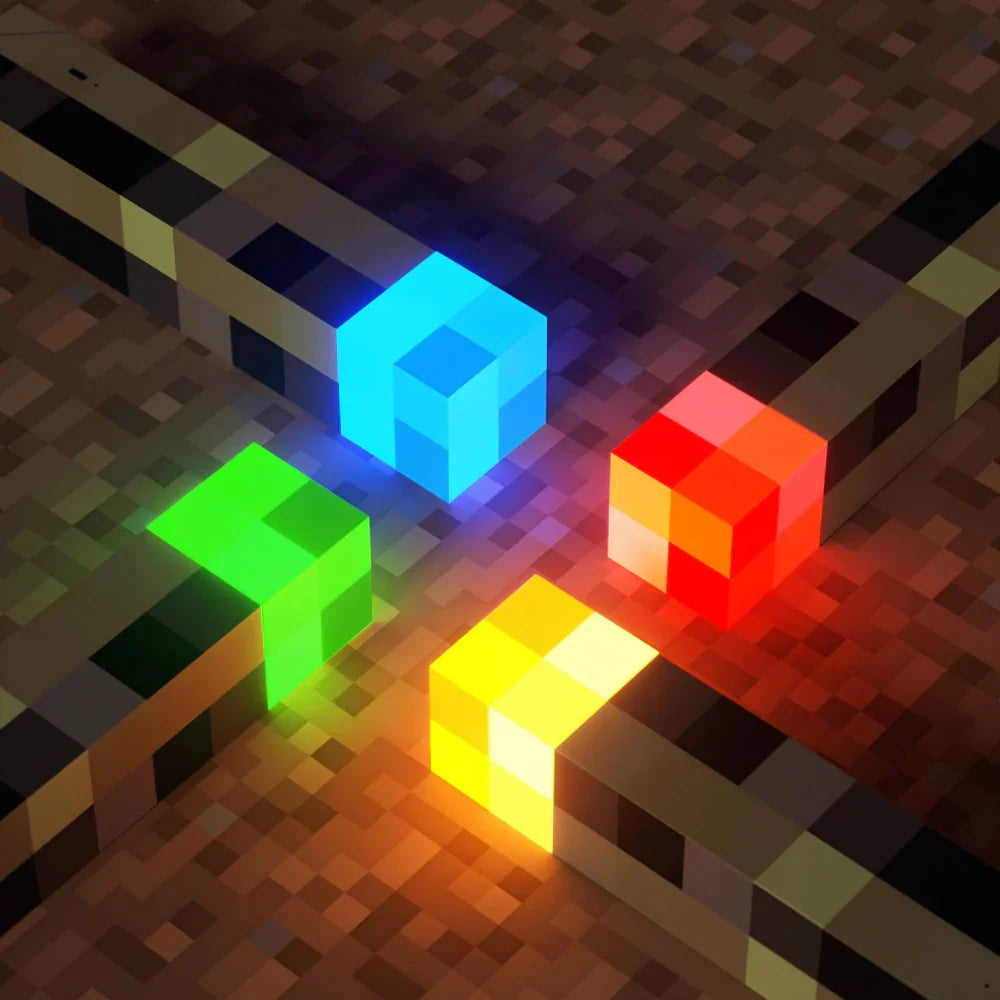 PixelFlame Retro Garten Fackel LED Lampe im Spiele Design
