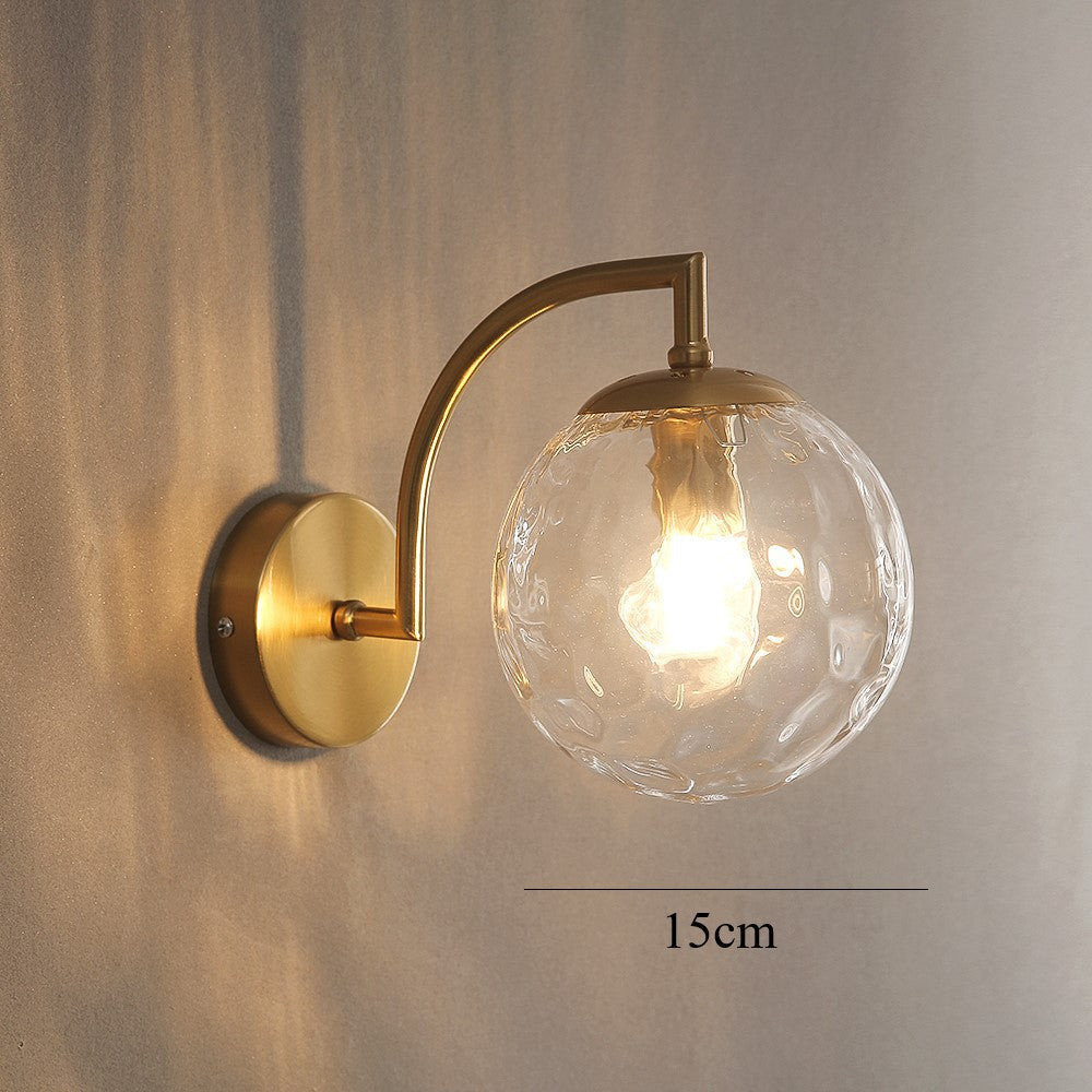 Farbige Wassermelonglaswandlampe