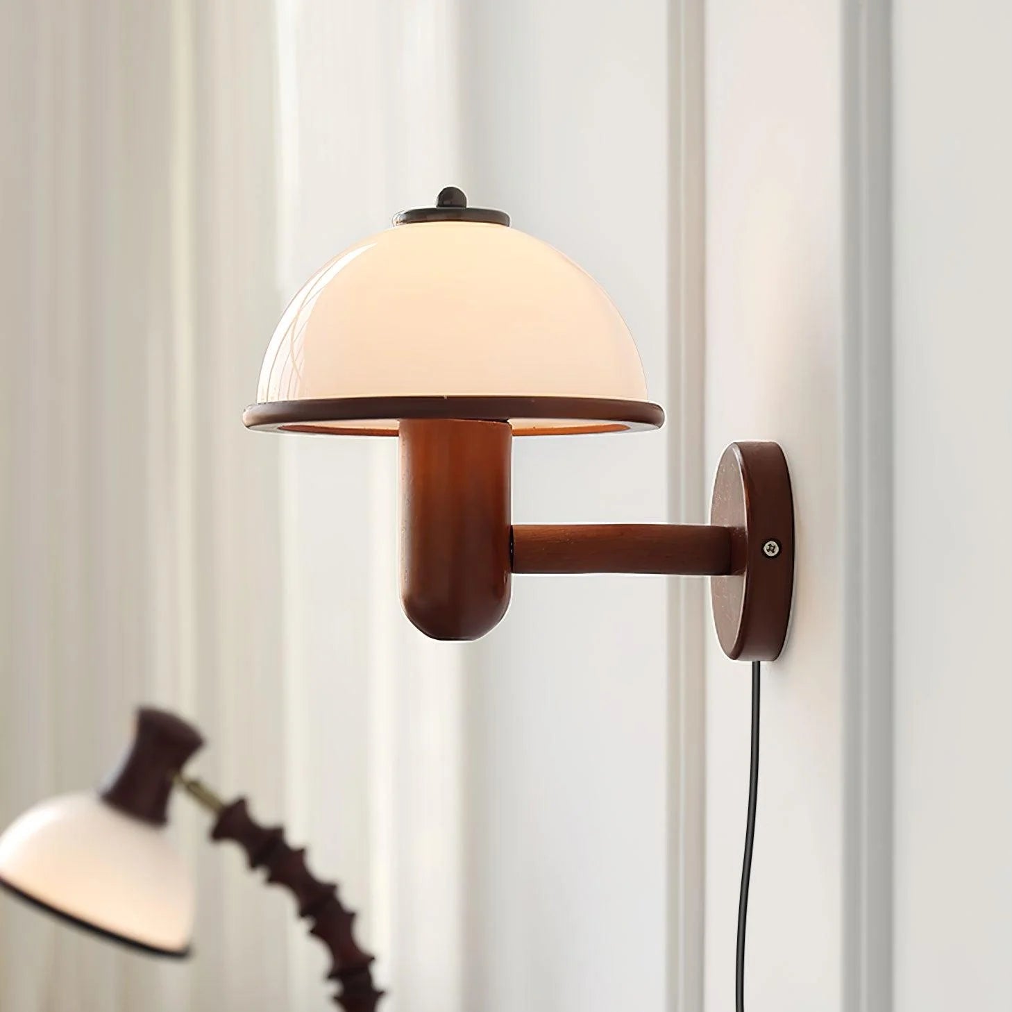 Waldkappenwandlampe