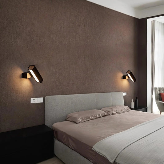 Moderne rotierende LED -Wandlampe