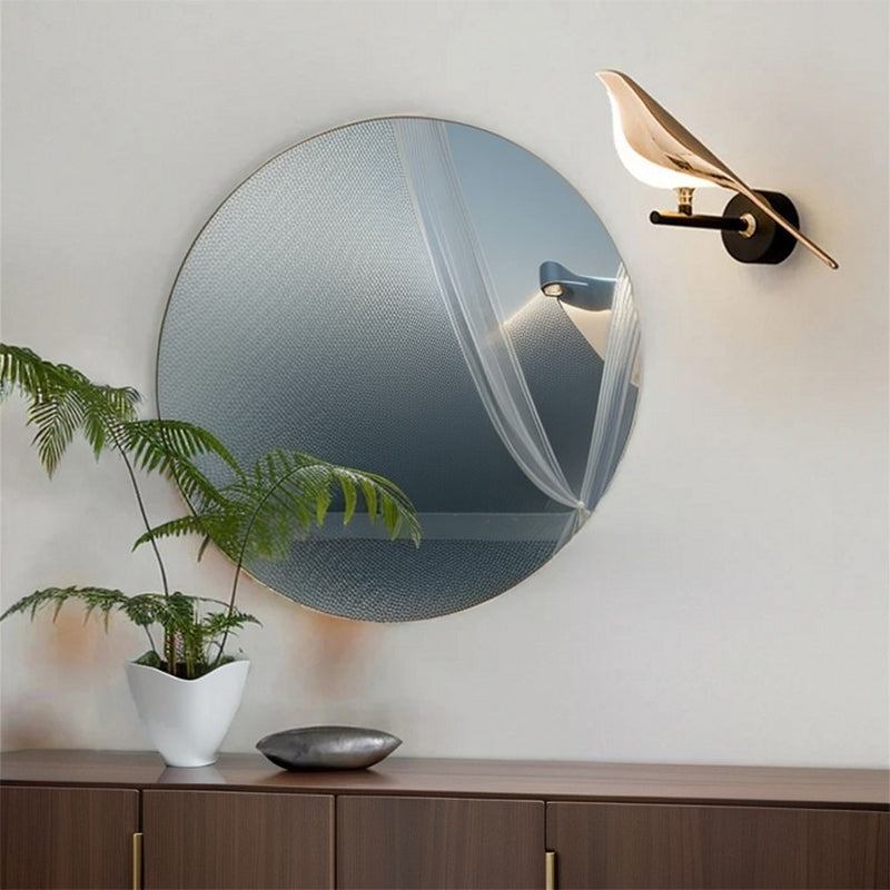 Moderne LED -Kunstdesign Vogel Wandleuchte