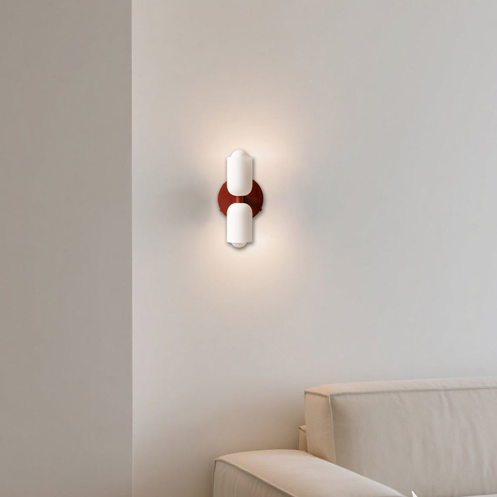 Creative Kerzenform Doppelkopfwandlampe