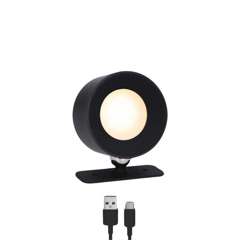 Kabellose Dimmbarer LED-Wandleuchte mit 360° Drehfunktion