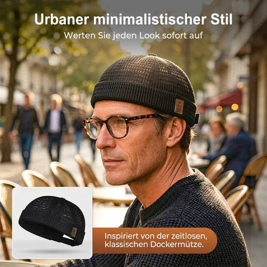 Leichte Kappe aus atmungsaktivem Mesh ohne Schirm