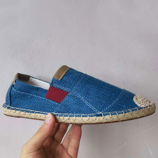 Herren Espadrilles aus Leinen und Canvas