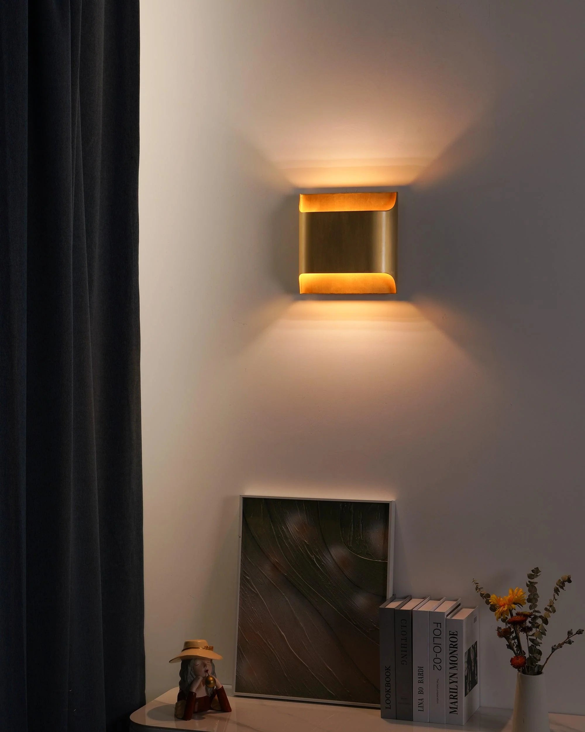 Leclerc Form Messinglampe