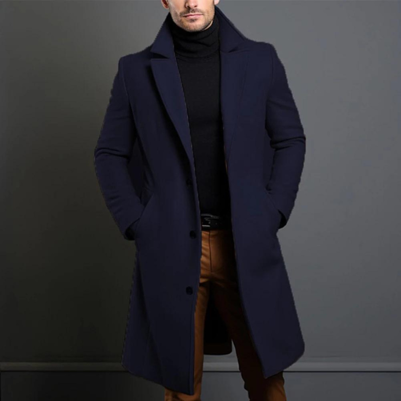 Herren Wollmantel elegant warm modern
