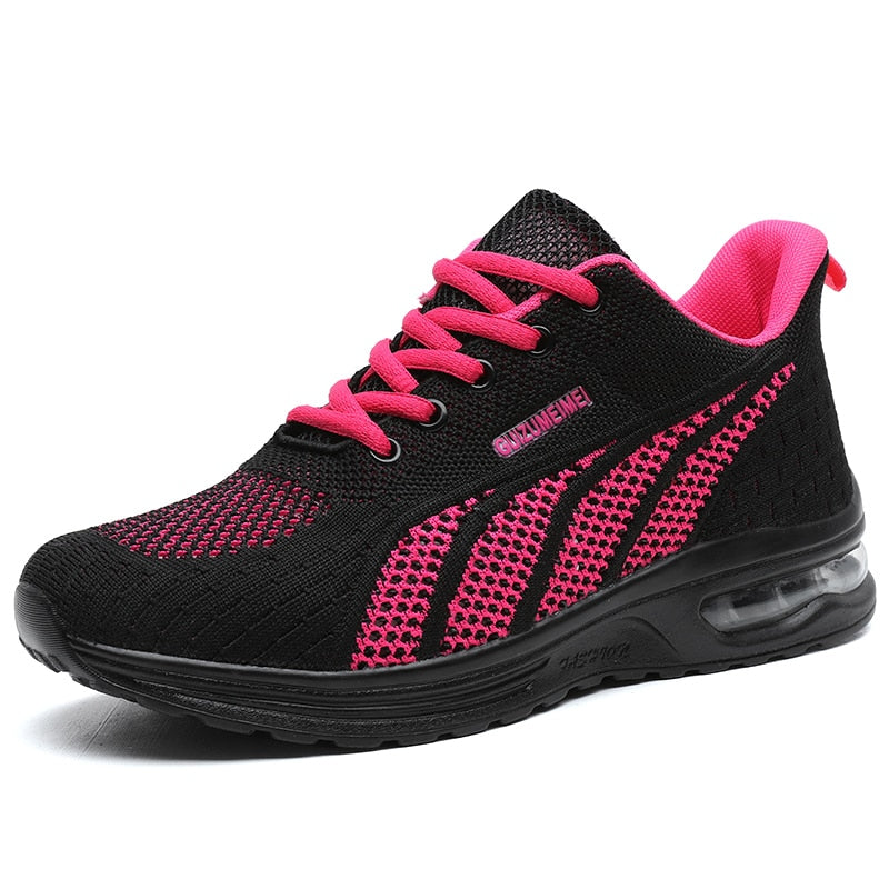 Bequeme Damen-Sneaker mit orthopädischer Sohle und Dämpfung