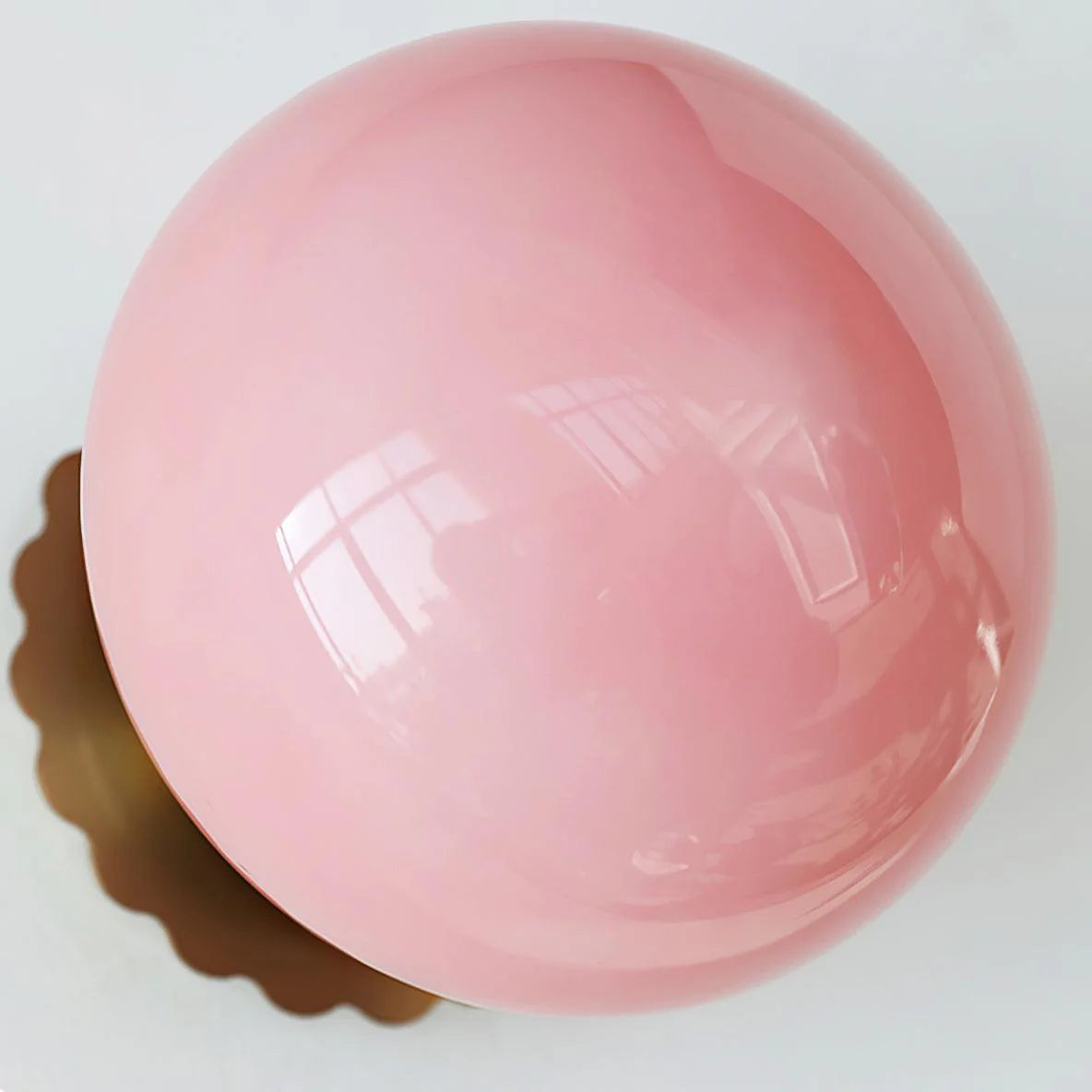 Moderne minimalistische Marshmallow -Glaswandlampe