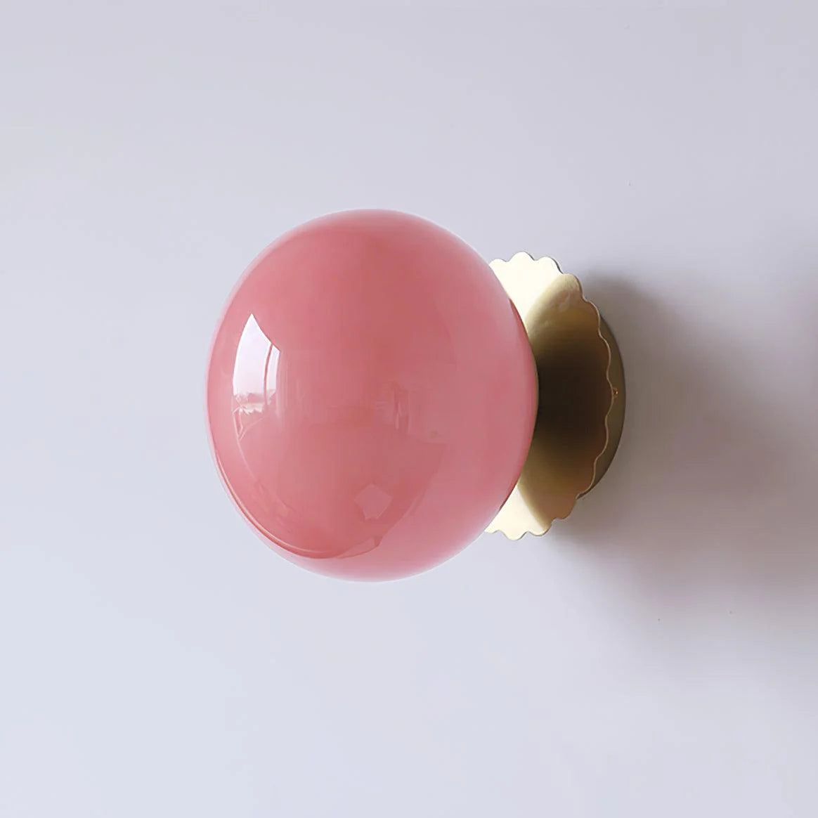 Moderne minimalistische Marshmallow -Glaswandlampe