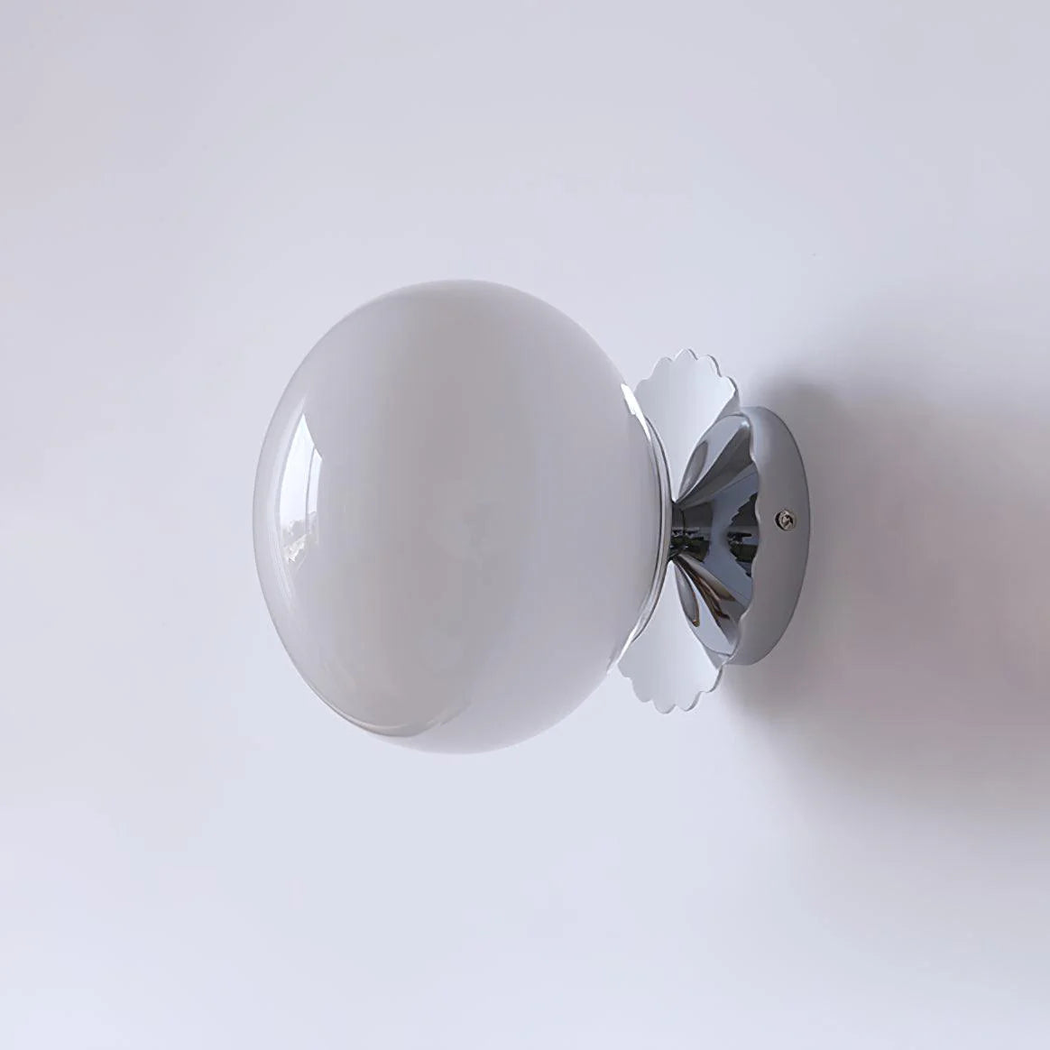Moderne minimalistische Marshmallow -Glaswandlampe