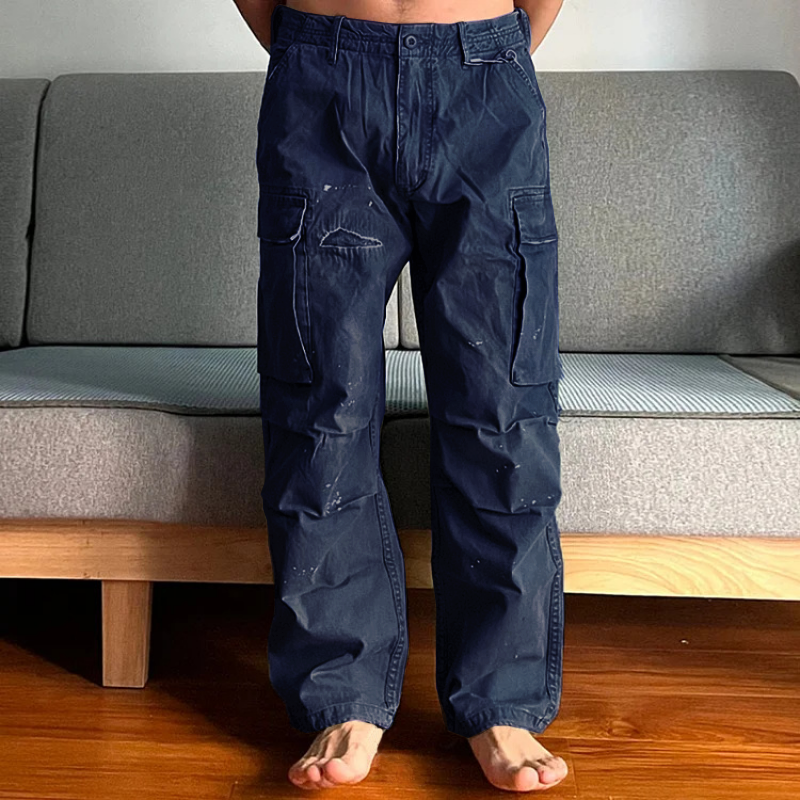 Herren Cargo-Hose mit großen Taschen – Lässig, robust und bequem