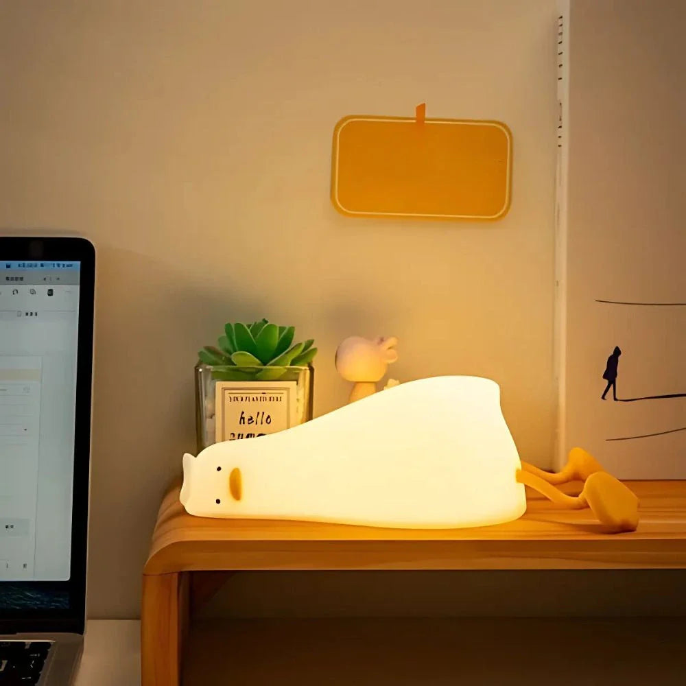 Nachtlicht Kinder Silikon – Dimmbare LED & Einschlaffunktion