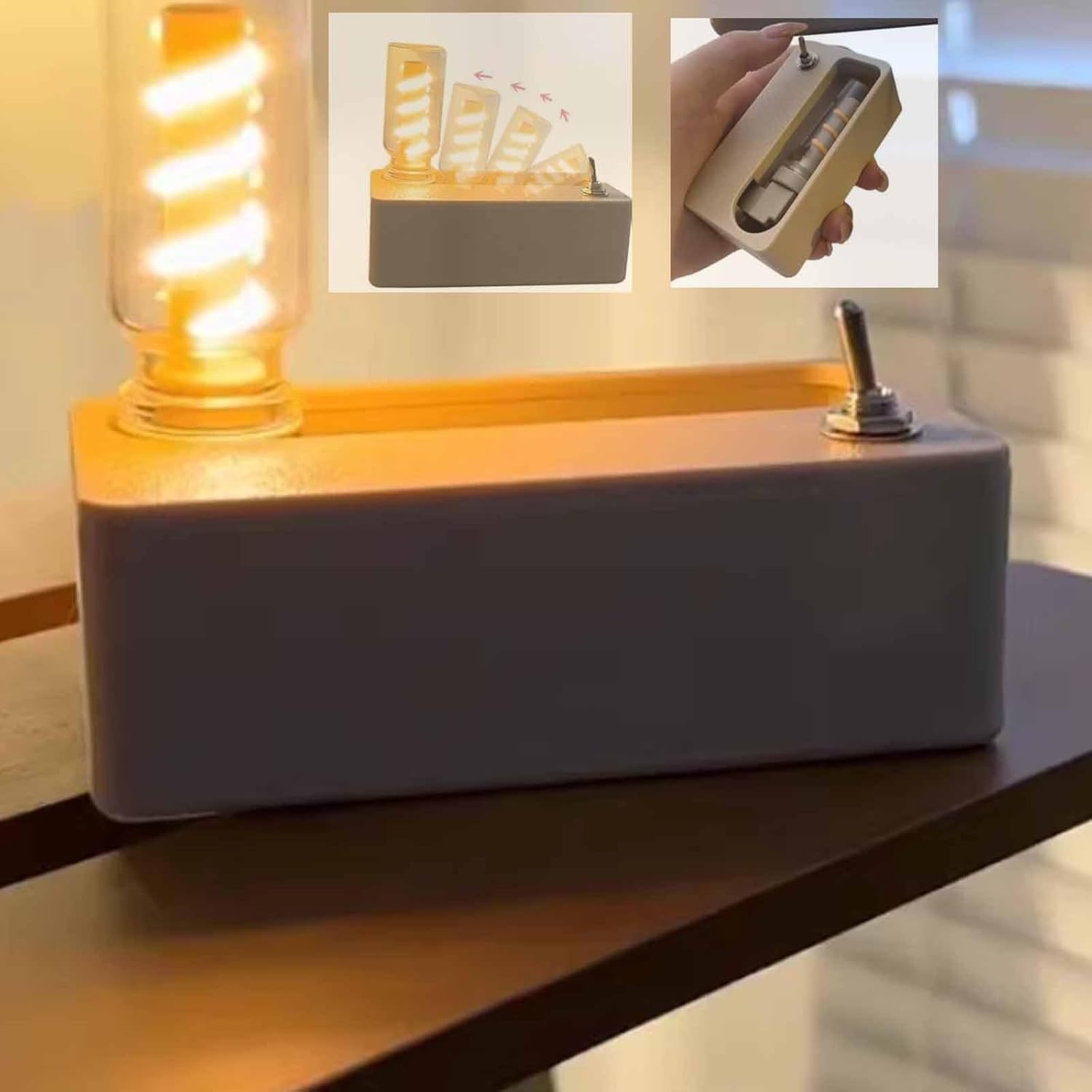 LED Nachtlicht Tischlampe mit Magnetfuß