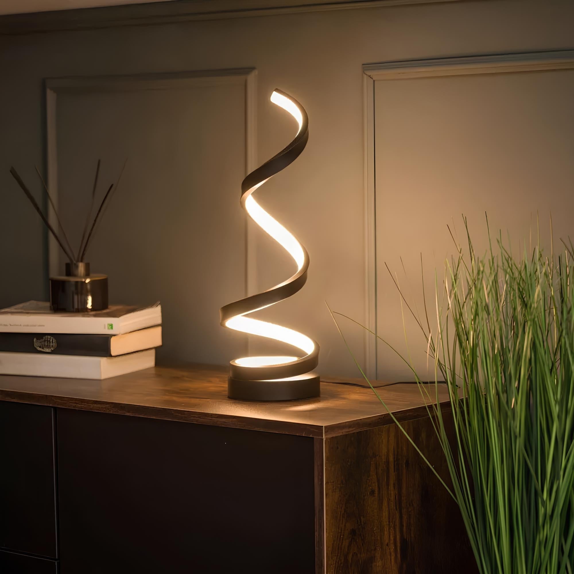 Spiral Tischlampe