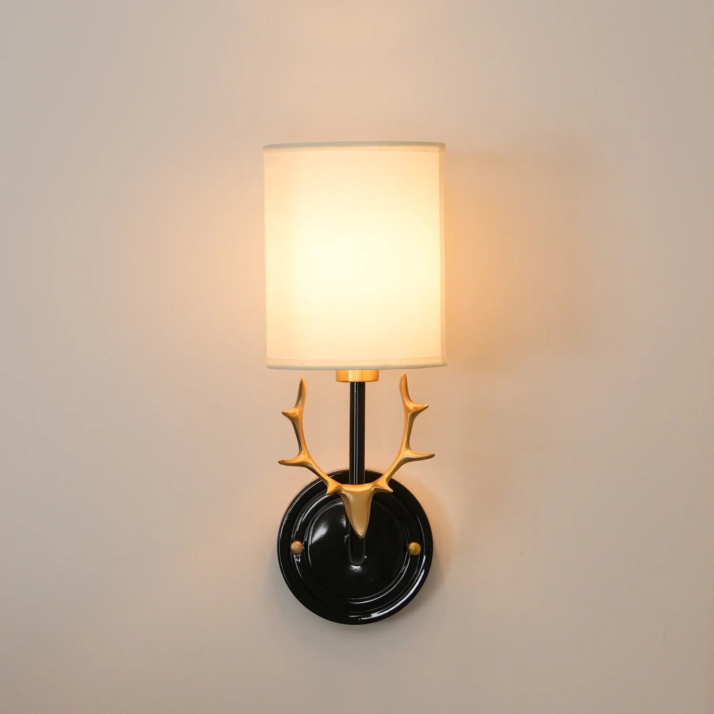 Geweihwandlampe