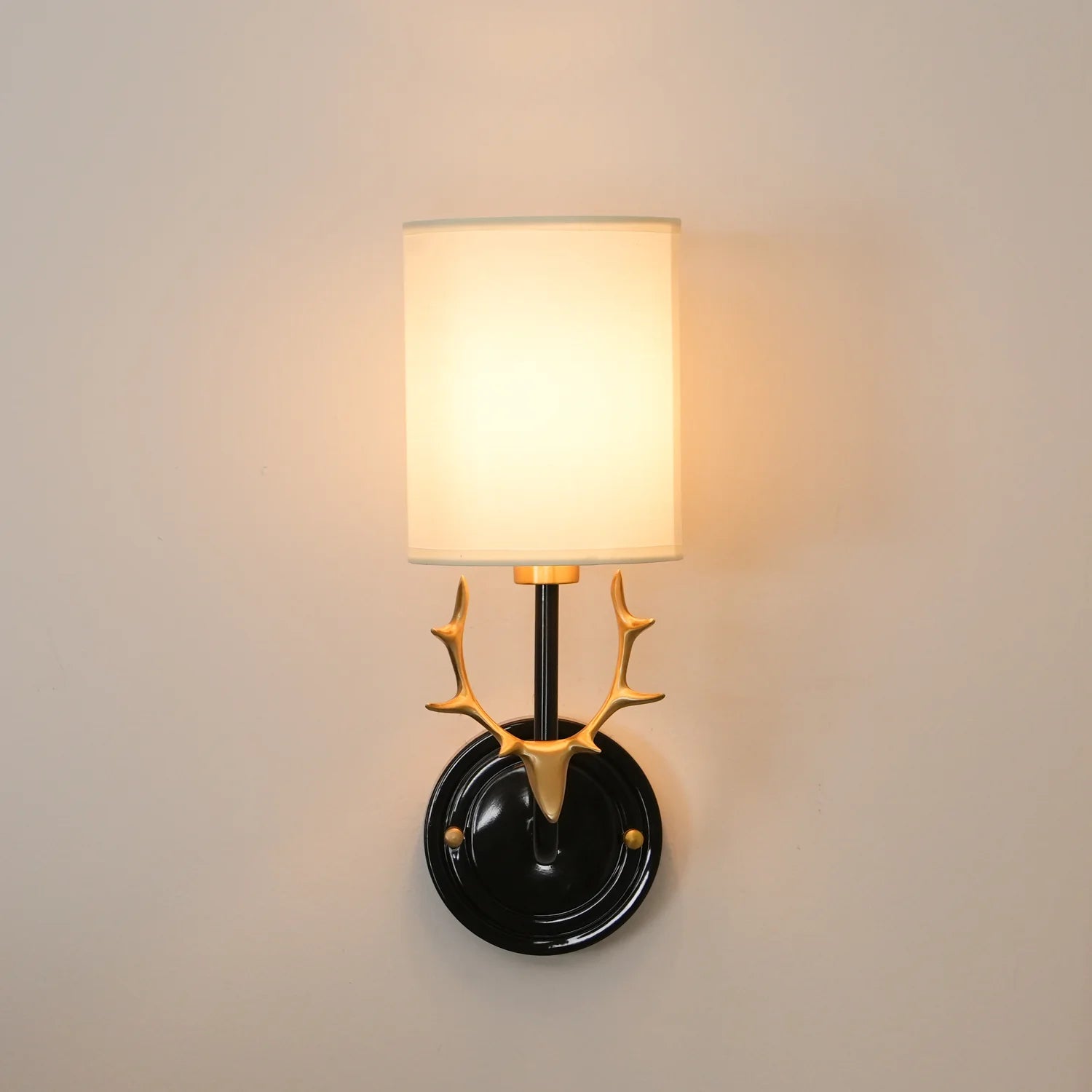 Geweihwandlampe
