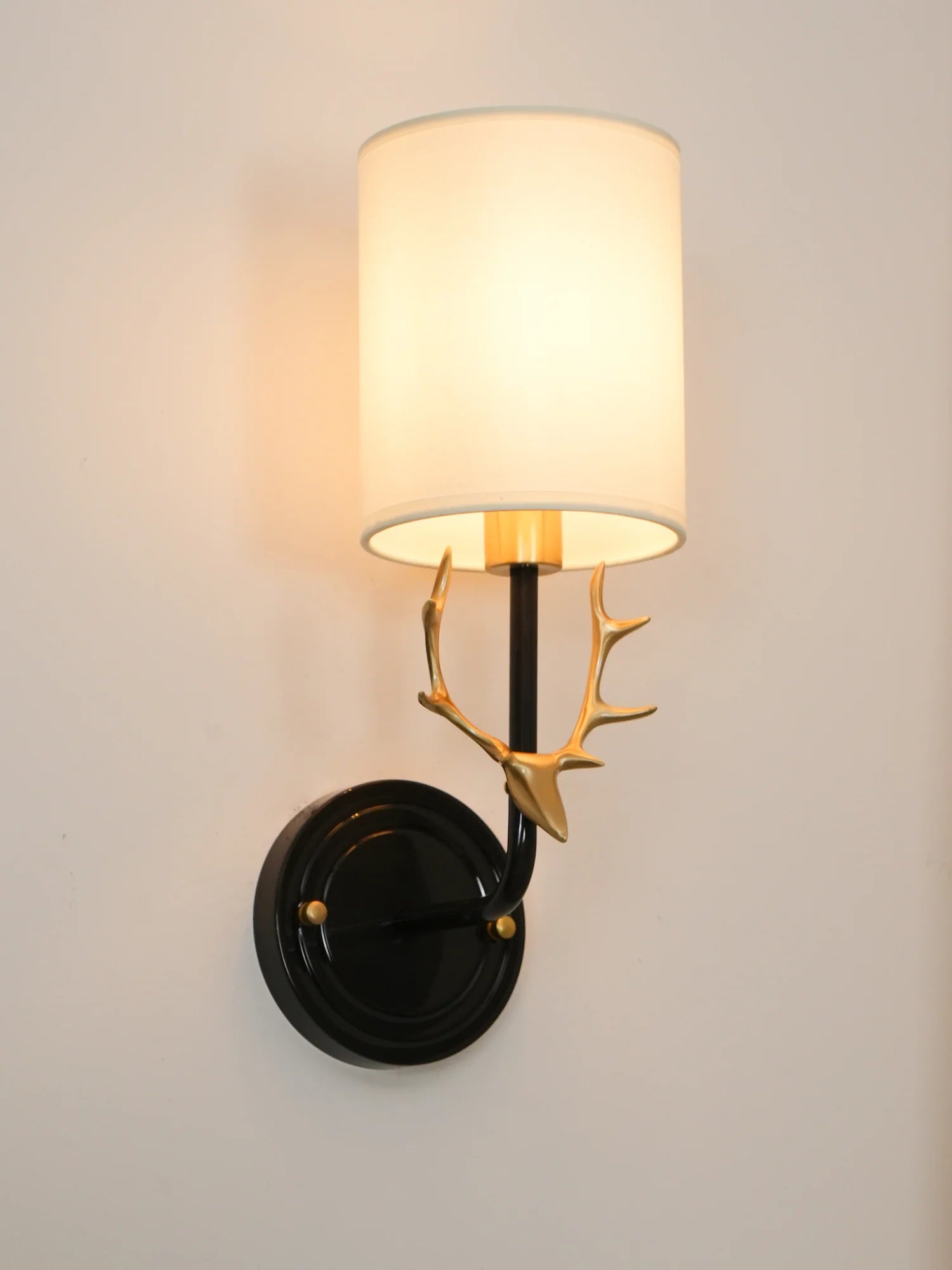Geweihwandlampe