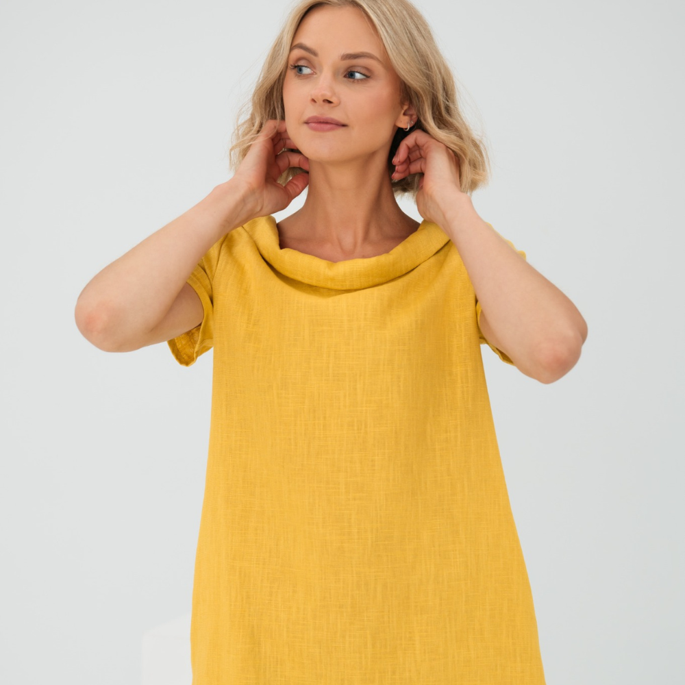 Luftiges Leinenkleid