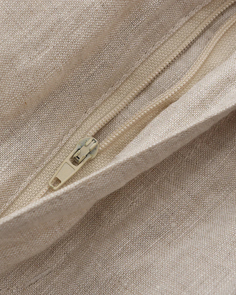 Herren Leinen-Shorts mit Kordelzug