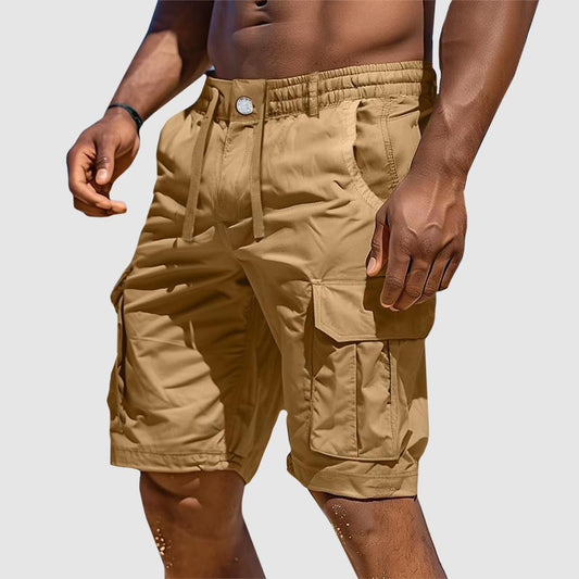 Leichte Herren-Cargoshorts mit Baumwollanteil für Abenteuer im Sommer